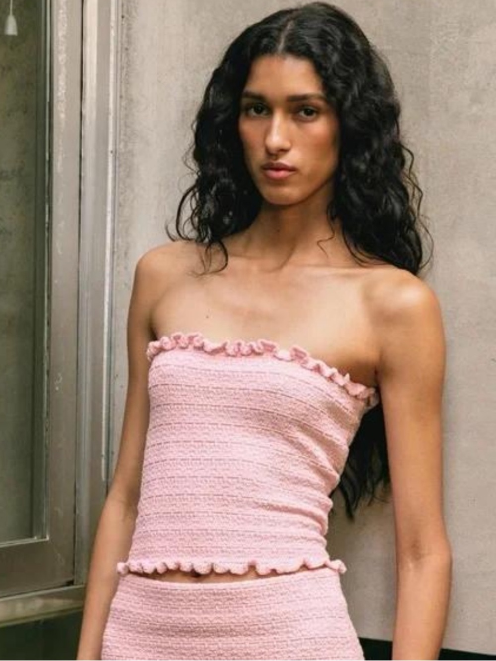 Zara Knit Bandeau Top
